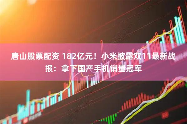 唐山股票配资 182亿元！小米披露双11最新战报：拿下国产手机销量冠军